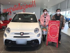 本日のご納車式 Alfa Romeo 高前 Fiat Abarth 高前